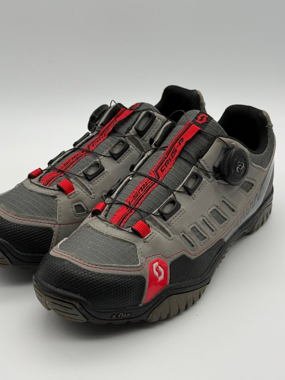 Scott Sport Crus-R BOA Cycling Shoes Size 39 Grey Red Black